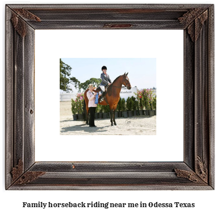 family horseback riding near me in Odessa, Texas